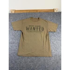 Vintage Kerusso Christian Roman's 6:11 Wanted Dead And Alive T Shirt Medium